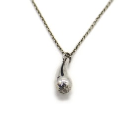TIFFANY & Co. Tiffany Elsa Peretti Teardrop Pendant Necklace Silver 925 Azuki Chain