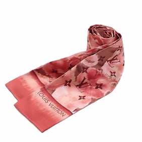 Louis Vuitton Scarf Bandeau Women's Rose Andian Ikat Flower M74918