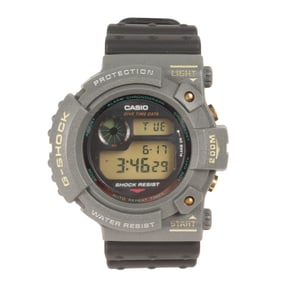 G-SHOCK 90s DW-6300B-8 First Generation Frogman Dark Metallic Gray Wristwatch