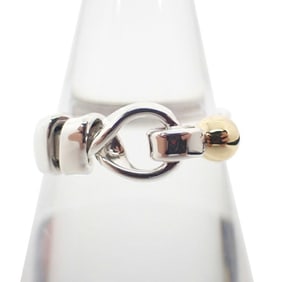 TIFFANY 925 750 Hook & Eye Ring Size 10