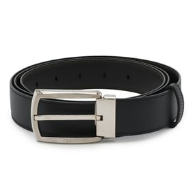Cartier reversible belt leather black dark brown actual size approx. 112cm L5000439