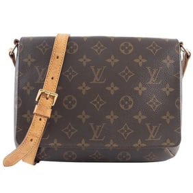 Louis Vuitton Musette Tango Shoulder Bag M51388 Monogram Canvas Women's Long Flap LOUIS VUITTON