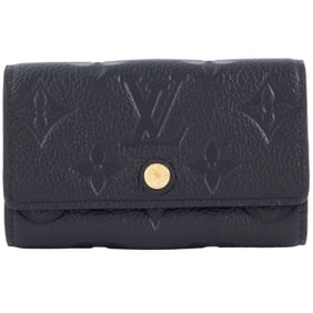 Louis Vuitton Key Case Multicle 6 M64421 Monogram Empreinte Leather Black Men's LOUIS VUITTON