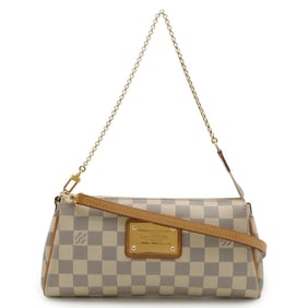 LOUIS VUITTON Damier Azur Eva Pouch Chain Bag Shoulder N55214