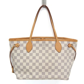 Louis Vuitton Damier Azur Neverfull PM N51110 Women's Tote Bag Damier Azur
