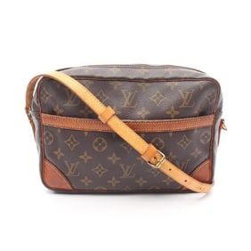 Louis Vuitton Trocadero 27 Monogram Shoulder Bag Coated Canvas Leather Women's Brown M51274