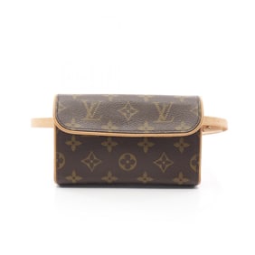 Louis Vuitton LOUIS VUITTON Pochette Florentine Waist Bag Body Coated Canvas Leather Monogram