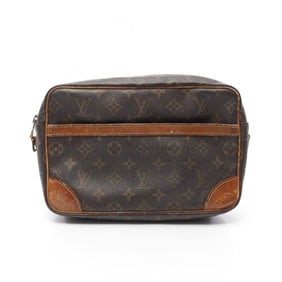 Louis Vuitton Trocadero 27 Monogram Shoulder Bag Coated Canvas Leather Women's Brown M51274