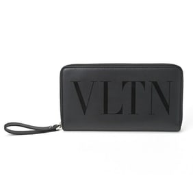 Valentino VLTN Calf Leather Wallet Round Zip 1Y2P0570VNA_0NO Black S-155893