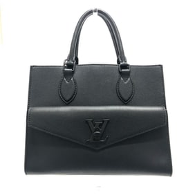 LOUIS VUITTON Louis Vuitton M55845 Rock Me Tote PM Bag Handbag Grained Calf Leather Women's Noir