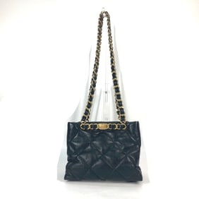 CHANEL AS3502 Chain Bag Quilted Matelasse Small Shopping CC Coco Mark Shoulder Lambskin Women's
