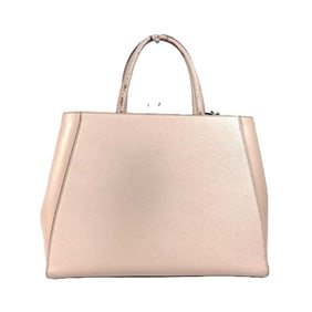 FENDI 8BH250 Toujours Tote Bag, Shoulder 2-Way Leather, Women's, Beige