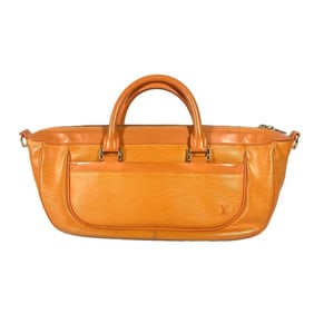 LOUIS VUITTON M5910H Epi Danura MM Bag Tote Handbag Leather Women's Mandarin Orange