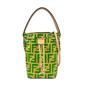 Fendi Mini Montresor Shoulder Bag Leather 8BS010 Beige Women's FENDI