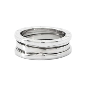 Bvlgari Bulgari B-zero1 Ring, 2-Band, 18KWG White Gold, Ring Size 55