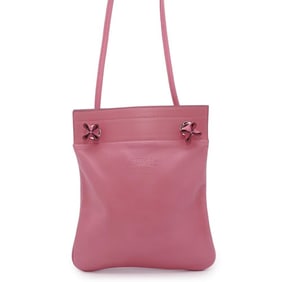 Hermes shoulder bag Sac Aline Mini Rose Azalee Swift C stamp