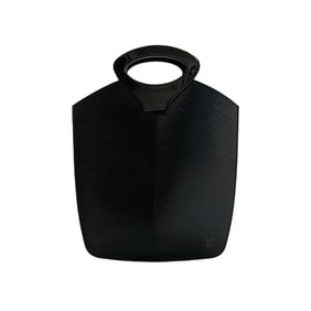 LOUIS VUITTON Demi Lune Epi Leather Handbag/Mini Tote Bag in Noir (b68-9)