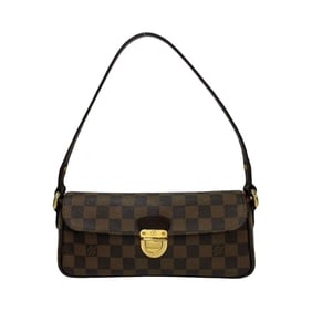 LOUIS VUITTON Ravello PM Damier Leather Semi-One Shoulder Bag/Handbag, Brown, 93136