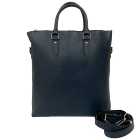 LOUIS VUITTON Anton Taiga Leather 2-Way Business Bag, Handbag, Shoulder Navy, 536-8