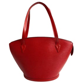 LOUIS VUITTON Saint-Jacques Shopping Epi Leather Tote Bag in Castilian Red (02650)