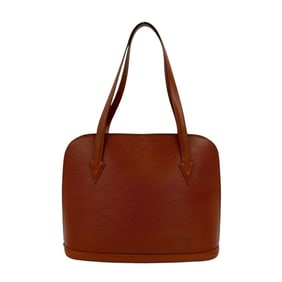 LOUIS VUITTON Louis Vuitton Lussac Epi Leather Tote Bag/Semi Shoulder Bag Kenya Brown 89945