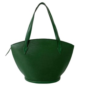 LOUIS VUITTON Saint-Jacques Shopping Epi Leather Tote Bag/Semi Shoulder Bag in Borneo Green (50094)