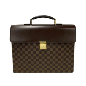 LOUIS VUITTON Altona GM Damier Leather Business Briefcase Handbag Brown 46819