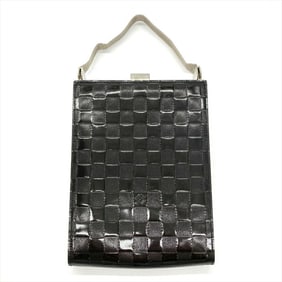 Louis Vuitton Damier Vernis Ange GM Handbag Enamel M92103 Noir Unisex