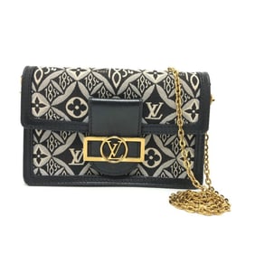 LOUIS VUITTON M69992 Monogram Jacquard Portefeuille Dauphine Chain Since 1854 Shoulder Bag, Canvas,