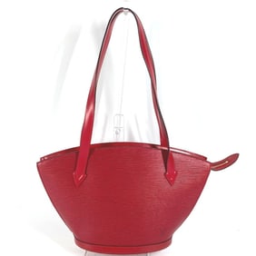 LOUIS VUITTON M52267 Epi Saint-Jacques Shopping Tote Bag, Shoulder Leather, Women's, Castilian Red