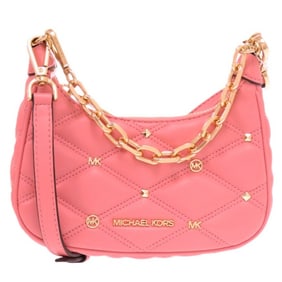 Unused Michael Kors 2-way PVC and nylon shoulder bag, size 35H3G4CC5U, pink.