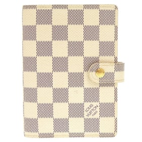 Louis Vuitton Agenda PM Damier Azur R20706 White Planner Cover LV 1225 LOUIS VUITTON