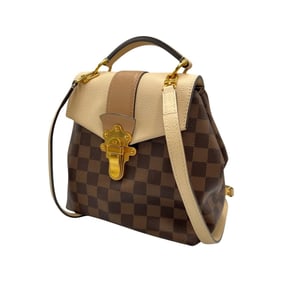 Louis Vuitton Crampton Backpack/Daypack, 2-Way Handbag N42259, Damier Canvas, Creme, Women's