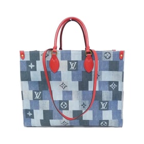 Louis Vuitton Denim Monogram On-the-Go 2020SS GM M44992 Handbag