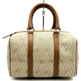 Christian Dior Dior handbag honeycomb beige x brown for men and women