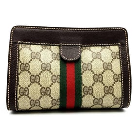 GUCCI Gucci Perfume Sherry Line Pouch Brown Women's