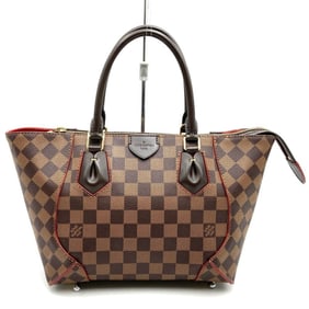 LOUIS VUITTON N41551 Kaisa Tote PM Handbag in Brown Damier Canvas