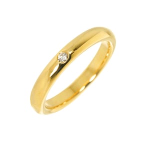 Tiffany & Co. Stacking Band Ring with 1 Diamond in 18K Yellow Gold (750)