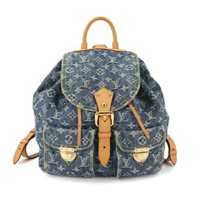 Louis Vuitton Monogram Denim Sac A Dos GM Backpack, Blue, M95056