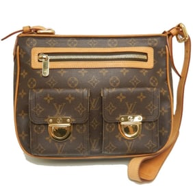 LOUIS VUITTON Monogram Hudson GM M40045 Shoulder Bag, Brown, 253023