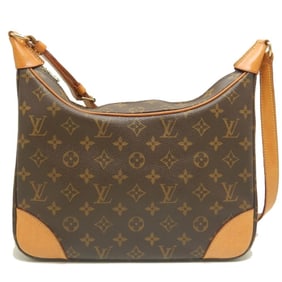 LOUIS VUITTON Monogram Boulogne M51265 Shoulder Bag Brown 253020