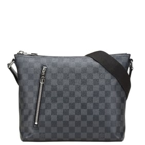 Louis Vuitton Damier Graphite Mick PM Crossbody Shoulder Bag N41211 Black PVC Leather Men's LOUIS
