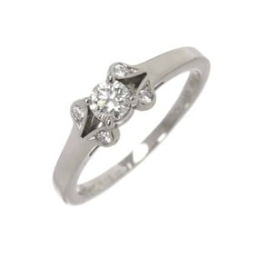 Cartier Ballerina Diamond 0.19ct E VVS2 3EX #48 Platinum Ring