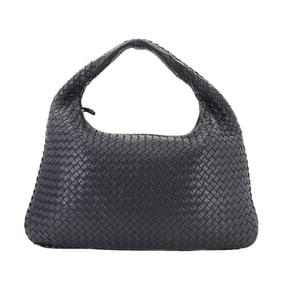 Bottega Veneta Intrecciato Bag, Navy Leather, Gunmetal Hardware, 115654