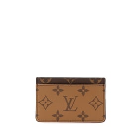 Louis Vuitton Monogram Reverse Porte Carte Sample Pass Case/Card Case M69161 Brown/Beige PVC Leather
