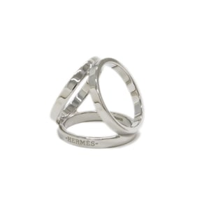 Hermes Hermès Trio Scarf Ring 90 Silver for Carré