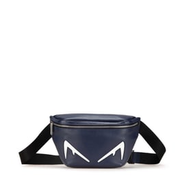Fendi Bugs Eye Waist Bag/Body Bag 7VA434 Navy Leather Men's FENDI