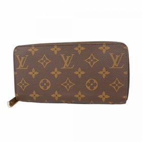 Louis Vuitton Monogram Zippy Wallet M60017 Brown Men's and Women's
