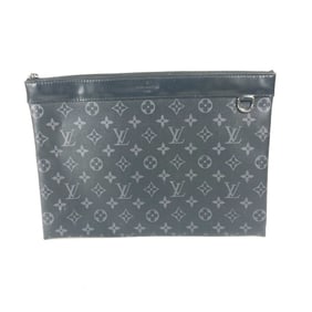 LOUIS VUITTON M62291 Monogram Eclipse Pochette Discovery Bag Pouch Second Clutch Canvas Men's