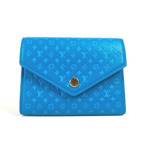 LOUIS VUITTON M82314 Nanogram Portefeuille Victorine Compact Wallet Tri-fold Leather Men's Women's